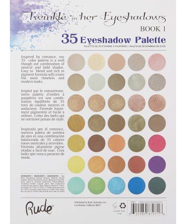 Rude Cosmetics Twinkle In Her 35 Eyeshadows Palette - Book 1 | International Shipping Available - 1.34 oz Eye Shadow for Women - Buy Online on GoSupps.com