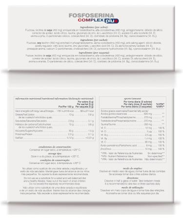 Soria Natural Fosserina Complex Plus improved formula for concentration and memory - Buy Online on GoSupps.com