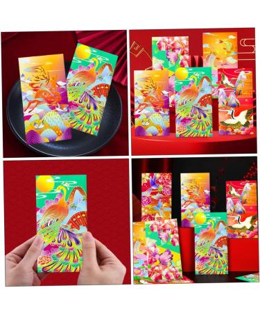 ABOOFAN 36 Pcs New Year Red Envelope Envelope Wedding Lucky Packet New Year Red Packet Lucky Money Envelopes Red Envelope for Gift New Year Money Bag Paper Cartoon Currency - Buy Online on GoSupps.com