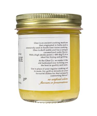 The Ghee Co Pure Clarified Butter Ghee 8 oz Glass Jar - Grade AA Butter - 8 Fl Oz (Pack of 1) - Buy Online on GoSupps.com