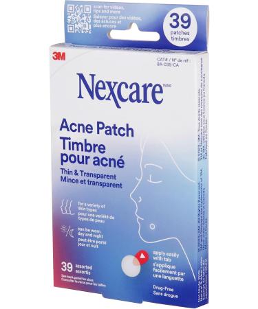 Nexcare Thin and Transparent Acne Patch 39 count 39 Patches - Buy Online on GoSupps.com
