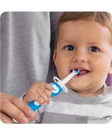 MAM Learn to Brush Set - Long Handle Baby Toothbrush for Children from 5+ Months, Pink - Buy Online on GoSupps.com