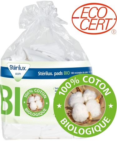 Buy St rilux BIO Pads - Organic Cotton Rectangular Soft & Lint-Free - 180 Pieces | International Shipping Available - Buy Online on GoSupps.com