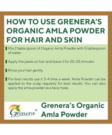 Organic Amla Powder 15.5 oz - USDA Certified, High ORAC Value - 1 Pack - Buy Online on GoSupps.com