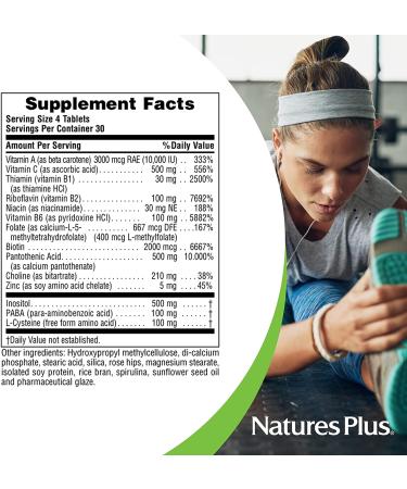 Nature's Plus Ultra Hair for Men & Women - 120 Nutrient-Rich Tablets for Healthy Hair - Buy Online on GoSupps.com