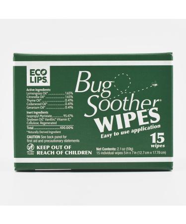 Natural Bug Soother Wipes (15-ct) | DEET-Free Mosquito Repellent for Adults Kids & Pets | Made in USA - Buy Online on GoSupps.com