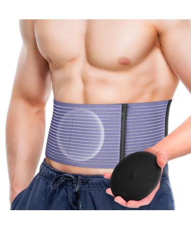 BLITZU Umbilical Hernia Belt for Men and Women  Abdominal Support Binder for Belly Button Hernia Support, Relieve Pain for Incisional, Femoral, Hiatal, & Inguinal Hernia Surgery Prevention Aid L-XL Large-X-Large
