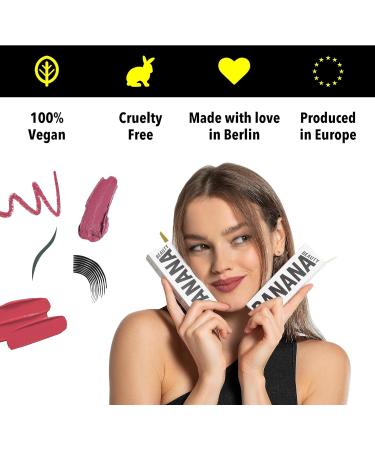 Banana Beauty Brow & Lash Serum Upgrade Me - For Longer Fuller Lashes - Gentle on Eye Area - Natural Formula - Hormone-Free Lash Serum - Eyebrow Serum - Buy Online on GoSupps.com