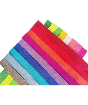 Yo Yo 1 Inch Cotton Webbing Strap - 5 Yards Mediumweight Polyester-Cotton for Tote Bags, Leash Straps & Crafts - Green - Buy Online on GoSupps.com