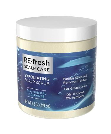 RE-fresh Scalp Care Exfoliating Scrub - Sea Mineral Cleansing Formula (8.8 oz) Nourish Your Scalp & Enhance Hair Health | International Shipping - Buy Online on GoSupps.com