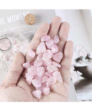 Artistone Natural Rose Quartz Crystal Tumbled Chips Crushed Stones Reiki Healing Small Irregular Shaped Gemstones Jewelry Making Home Decoration (400g) - Buy Online on GoSupps.com