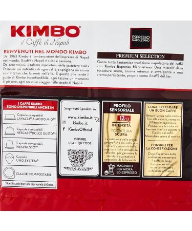 Bipack Caf Moulu Kimbo Espresso Napoletano 250 gr x 2 - Buy Online on GoSupps.com