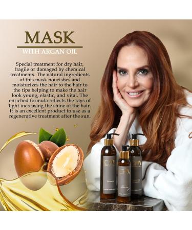 CM Hair Mask - Argan Oil Treatment for Dry Damaged Hair | Nourishing & Hydrating Deep Conditioner - Hair Care Essentials - Buy Online on GoSupps.com