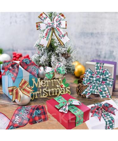 Christmas Ribbon Wired 2.5 Inch x 25Yards(5 Roll x 5 Yards) Grinchs Ribbon for Wreaths Bows DIY Christmas Ribbon with Wire for Gift Wrapping Crafts DIY Grinchs Christmas Decorations Holiday Decor - Buy Online on GoSupps.com