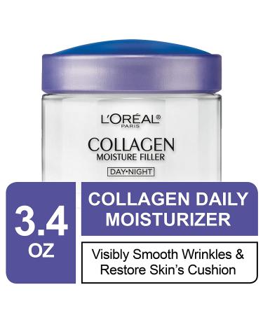 Revitalize Your Skin: L'Oreal Collagen Anti-Aging Day & Night Cream - 3.4 oz Non-Greasy Moisturizer - Buy Online on GoSupps.com