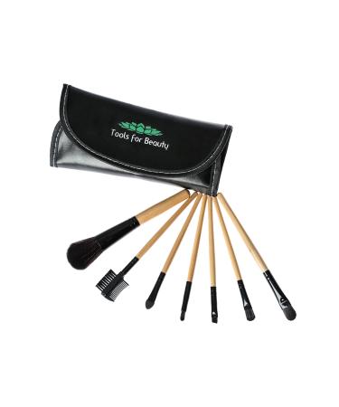 Professional make-up brush set |7 parts |High quality make -up brushes with natural wood handle & synthetic hair |Ideal with a nice bag for on the goBrush suitable for every make-up