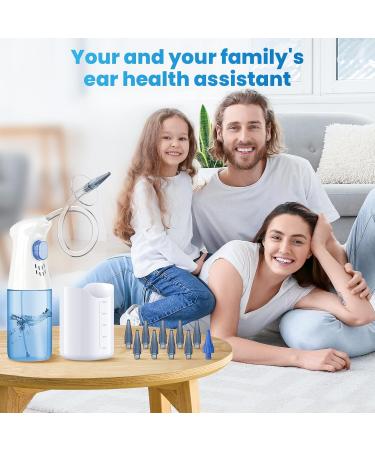 Ear Wax Removal Ear Cleaner Ear Wax Removal Kit FSA Eligible Items Only List Manual Ear Irrigation Flushing System Safe and Effective to Clean Ear Built Up Wax Blue - Buy Online on GoSupps.com