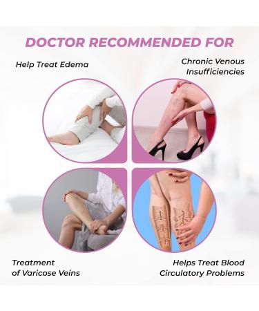 ITA-MED Sheer Compression Stockings 23-30 mmHg Thigh High Closed Toe Nude XX-Large - 2X-Large - Buy Online on GoSupps.com