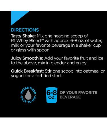 R1 Whey Blend Vanilla Ice Cream - 28 Servings - Buy Online on GoSupps.com