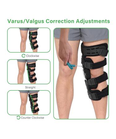 Orthomen Lateral Unloader Knee Brace for Osteoarthritis | Best Offloader for Bone on Bone Joint Degeneration - L1851 L1843 (Left) - Worldwide Shipping - Buy Online on GoSupps.com