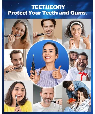 Buy Electric Toothbrush for Adults - 6 Modes 5 Intensity Levels Rechargeable 84000 RPM Sonic Dual Heads 75-Day Battery Life Smart Timer - Fast International Shipping - Buy Online on GoSupps.com