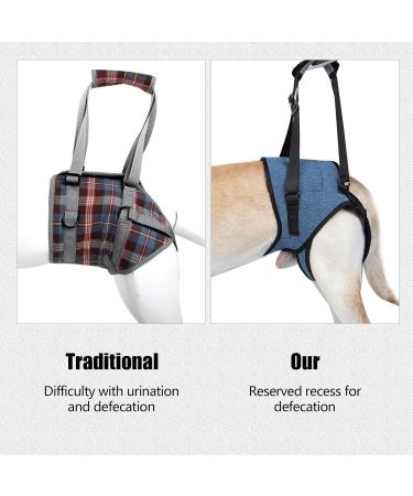 Dotoner Dog Lifting Harness - Support for Injured & Handicapped Dogs (XL Blue) | Soft Loop for Small Medium & Large Breeds - Buy Online on GoSupps.com