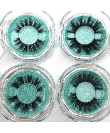 BEAUTY4YOU 100% Siberian 3D Mink Fur Eyelashes - Handmade, Natural Daily Wear, Cruelty-Free False Eyelashes - Wholesale Pack of 10 Styles - Buy Online on GoSupps.com