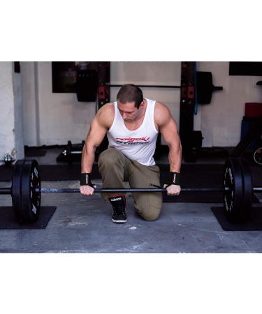 Raigeki Fitness Wrist Bandages 2 Set - Extra Strong Hold for Strength Training Unisex Black Wrist Wraps + Training Plans - Buy Online on GoSupps.com