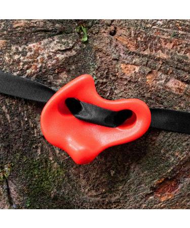 18 Ninja Tree Climbing Holds with 6 Ratchet Straps - Outdoor Obstacle Course Training for Kids - Buy Online on GoSupps.com