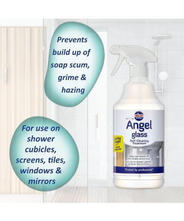 Nilco Angel Glass 1L - Self Cleaning Glass Treatment & Trigger Spray - Buy Online on GoSupps.com