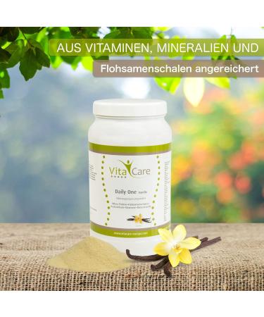 Buy Vitacare Daily One Protein Shake - Vanilla Whey Protein Powder with Psyllium | 630g Fitness Supplement for Optimal Health - Buy Online on GoSupps.com