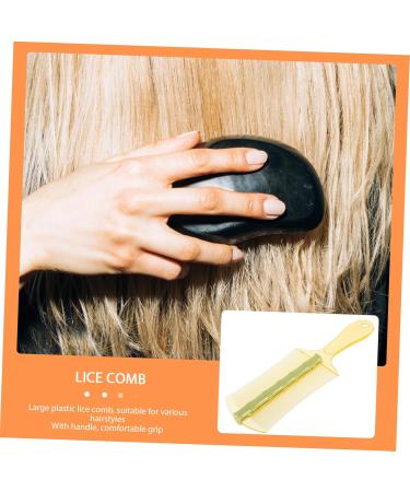 6 pi ces Peigne Anti-poux Dents Ultrafines avec Manche Long pour limination des Pellicules D m lage des Poils pais Brosse de Toilettage pour Gar on Fille Adultes et Animaux - Buy Online on GoSupps.com