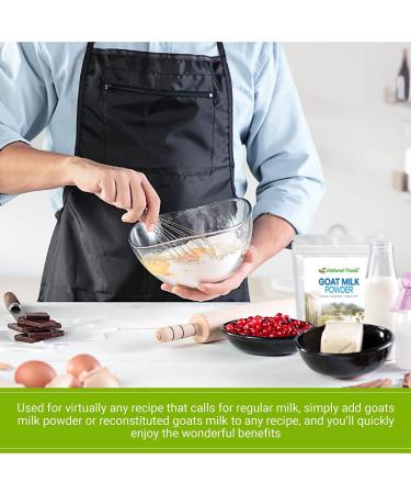 Z Natural Foods Full Cream Goat Milk Powder - 100% Pure, Easy to Digest, Additive Free - 1 lb (Pack of 1) | Gluten Free, Non-GMO - Buy Online on GoSupps.com