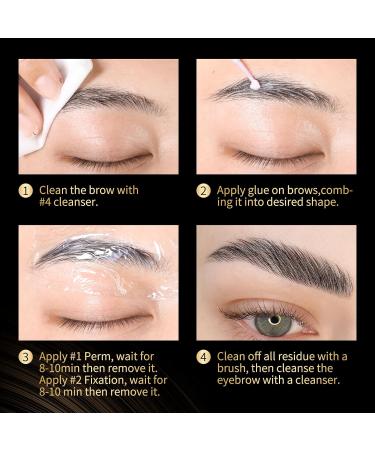 Semi-Permanent Professional Eyebrow Smoothing Kit Brow Lifting Eyebrow Makeup Eyebrow Makeup - Buy Online on GoSupps.com