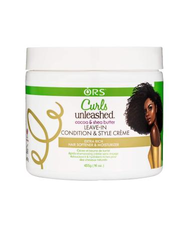 ORS Curls Unleashed Coconut and Shea Butter Leave-In Conditioner 1 pack (1 x 454 g)