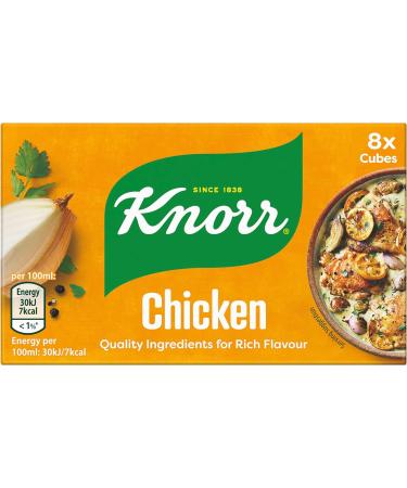 Knorr Gluten-Free Chicken Stock Cubes - 8x10g | Enhance Flavors in Your Dishes - Buy Online on GoSupps.com