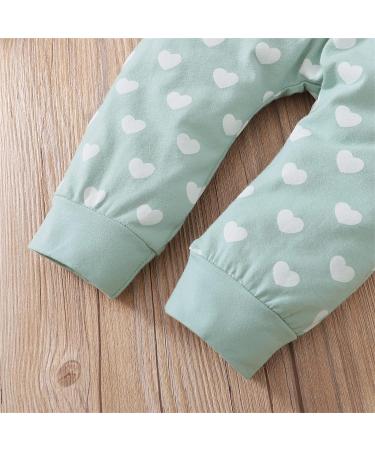 Baby Girl Fall Winter Outfit Set | Mint Green Waffle Knit Top and Pants | 18-24 Months - Buy Online on GoSupps.com