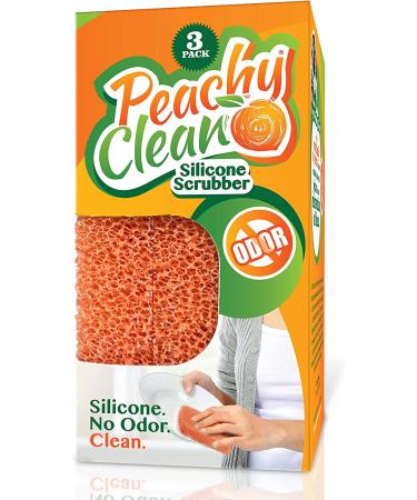 Peachy Clean Kitchen Scrubber 3pk - Peach Fragrance - Buy Online on GoSupps.com