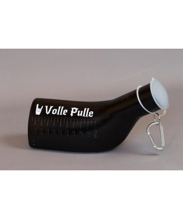 Urinal bottle for men 1000 ml with white full bottle label
