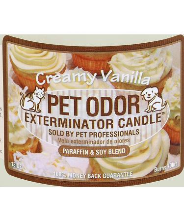 Pet Odor Exterminator Candle - Creamy Vanilla Scent for Home | Buy Now - Buy Online on GoSupps.com