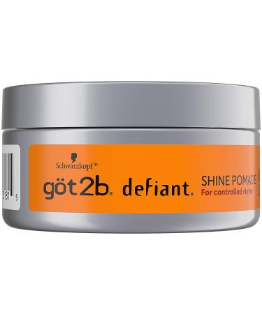Got2B Defiant Shine Pomade White 2 Oz - Perfect Styling Solution - Buy Online on GoSupps.com