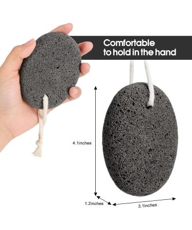 Pumice Stone for Feet - Natural Exfoliator and Callus Remover for Smooth Skin on Feet, Hands, Heels, and Elbows - Buy Online on GoSupps.com