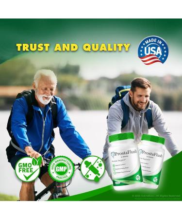 (2 Pack) ProstaFlush Capsules - Natural Prostate & Bladder Health Support Prosta Flush Pills for Healthy Urinary Flow Comfort & Peaceful Sleep | Easy-to-Swallow Premium Formula (120 Capsules) - Buy Online on GoSupps.com