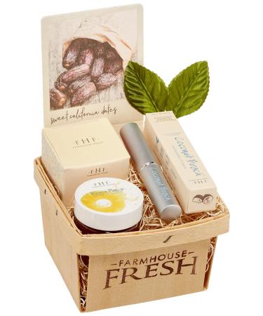 FarmHouse Fresh Beach Lip Basket Coconut Pineapple 2 Count