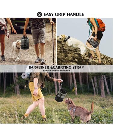 Portable Dog Water Bowl Dispenser - 77oz Travel Water Bottle for Dogs - BPA Free - Buy Online on GoSupps.com