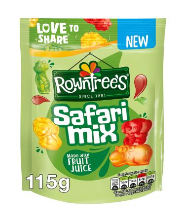 Nestl Rowntree s Safari Mix Sweets Sharing Bag 115g