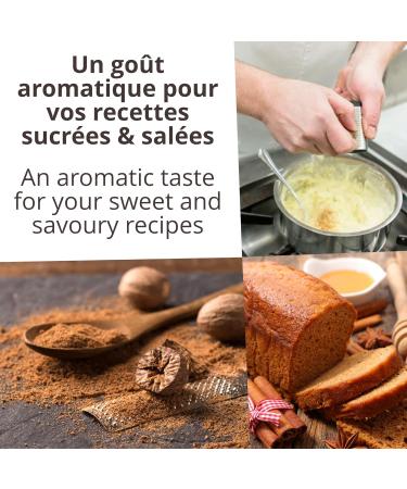 Khla - Organic Whole Nutmeg - 100g Tube - Nutmeg from Sri Lanka - Kitchen & Pastry Ingredient - Rare Asian Spice - Direct Pro - Buy Online on GoSupps.com