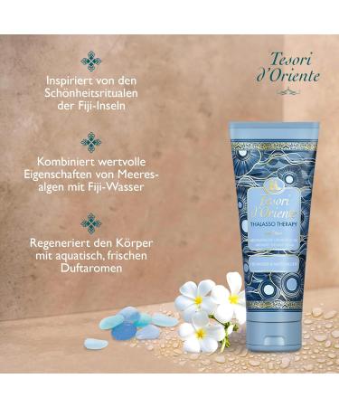 Tesori d'Oriente Thalasso Shower Gel 250 ml - Aromatic Creamy Formula with Fiji Water & Sea Algae for Ultimate Personal Care & Wellness Ritual - Buy Online on GoSupps.com