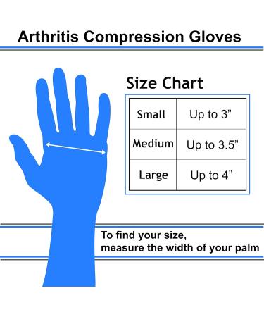 Rehabilitation Advantage Arthritis Compression Gloves - Medium Size for Pain Relief & Support | International Shipping Available - Buy Online on GoSupps.com