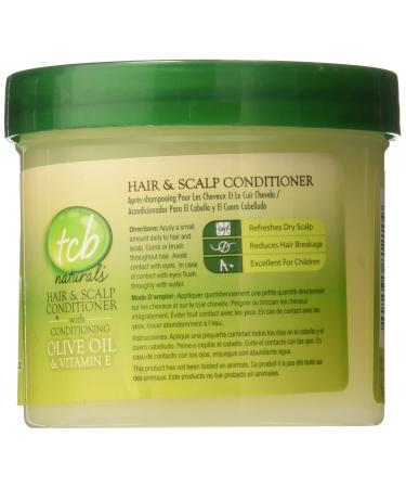 TCB Naturals Olive Oil & Vitamin E Conditioner 10oz - Best Hair & Scalp Care for All Hair Types - Buy Online on GoSupps.com